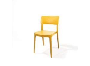 Image of VEBA Wing Chair Senf, Stapelstuhl Kunststoff, 50918
