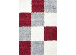 8694257066548 - Hochflor-Teppich AYYILDIZ TEPPICHE Life Shaggy 1501 Teppiche Gr B L 160 cm x 230 cm 30 mm 1 St rot Esszimmerteppiche Wohnzimmer