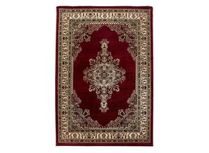 8694257004748 - Teppich AYYILDIZ TEPPICHE Marrakesh 297 Teppiche Gr B L 160 cm x 230 cm 12 mm 1 St rot Orientalische Muster Orient-Optik Wohnzimmer