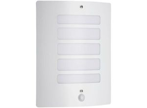 Image of Lampe Todd Außenwandleuchte Bewegungsmelder weiß 1x A60, E27, 60W, geeignet für Normallampen (nicht enthalten) IP-Schutzart: 44
