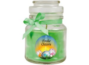 4059222276317 - Hs Candle - Duftkerze als Ostergeschenk ( Coconut Limes-Duft ) Design Ostereier - Kerze als Osterdeko - 120g Wachs mit ca 30 Stunden Brenndauer