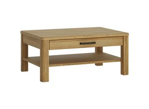 4066075100621 - Lomadox - Couchtisch mit Schublade in Grandson Eiche Nb CARIATI-129 b h t ca 100 456 75 cm - braun