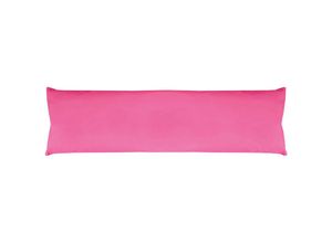 4059222223717 - Seitenschläfer Kissenhülle Kissenfüllung Körperkissen bequem und anschmiegsam in vielen verschiedenen Farben erhältlich (ca 40x140cm   pink - rosa)