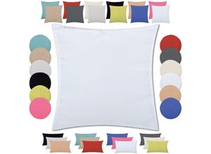 4251028139371 - Bestlivings - Kissenhülle ( 100 Größen und Farben ) mit und ohne Füllkissen Serie Ellen Kissenbezug Dekokissen Auswahl 60x60cm ohne Füllung weiß