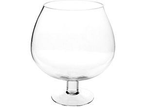 3560239496854 - Secret De Gourmet - Kugelschale auf Fuß - Glas - H26 cm - Atmosphera - Transparent