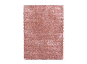 4058819118863 - Hochflor-Teppich AYYILDIZ TEPPICHE BRILLIANT 4200 Teppiche Gr B L 200 cm x 290 cm 50 mm 1 St rosa (rosé) Esszimmerteppiche Langflor auch als Läufergröße