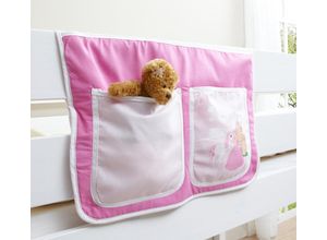 4250393871138 - Ticaa Bett-Tasche für Hoch- und Etagenbetten Horse (pink)