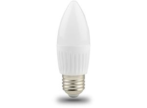 Image of 1x Forever Light led E27 C37 Leuchtmittel Lampe Birne Leuchte Beleuchtung SMD2835 10W 900 Lumen Keramik 230V 3000K Warmweiß
