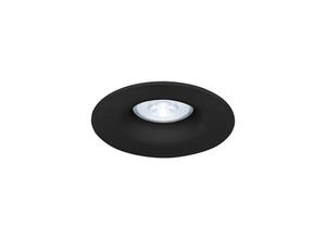 4251810874961 - Einbaustrahler Einbauleuchte Einbauspots Ø68mm Bohrloch + GU10 Leuchtmittel 6500K Kaltweiß 410 Lumen schwarz - Braytron