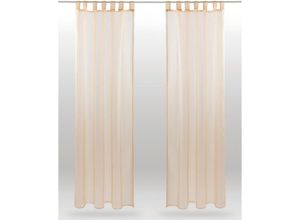 4059222002855 - Schlaufenschal Noella transparenter Dekoschal Voile b 140x l 175 cm 2er Pack elegantes und stilvolles Wohnaccessoire in vielen verschiedenen Farben