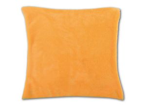 4059222012687 - Bestlivings - Kissenhülle Kuschel 30x30cm Kissenbezug Dekokissen Auswahl hellorange - marigold ohne Füllung - Hellorange