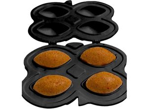 4251810883123 - Cofi 1453 - Hüma Içli Köfte Aparati 3-Teilig Kibbeh Maker gefüllte Frikadelle Form Teigform schwarz