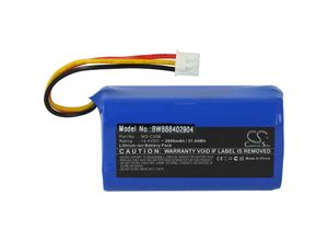 4064115052008 - Vhbw - Akku Ersatz für Blaupunkt D071-INR-CH-4S1P 6604002-0 für Staubsauger (2600 mAh 144 v Li-Ion)