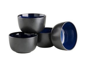 9001794934282 - Schüssel-Set Steinzeug Niara 4 (Farbe Schwarz   Blau)