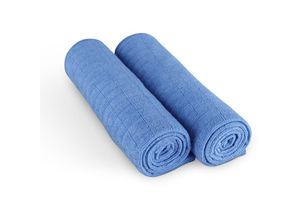 4059222062460 - Premium Mikrofasertuch 300g m² - Microsensation - 65x45cm ( Blau   8er Pack ) Reinigungstücher Geschirrtücher - super saugfähige Küchentücher - Blau