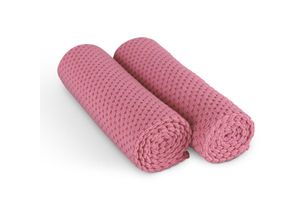 4059222062538 - Premium Geschirrtuch 300g m² - Microsensation - 60x40cm ( Rose   4er Pack ) Reinigungstücher Mikrofasertuch - super saugfähige Küchentücher - Rose