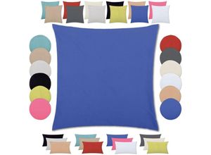 4251028139302 - Bestlivings - Kissenhülle ( 100 Größen und Farben ) mit und ohne Füllkissen Serie Ellen Kissenbezug Dekokissen Auswahl 60x60cm ohne Füllung blau