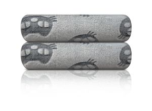 4045973646950 - Bestlivings - Kuscheldecke xxl (150x200 cm   Katze ) - Hellgrau - Flauschdecke mit 3D-Effekt -Decke - Jacquard - Öko tex - große weiche Wohn-Decke