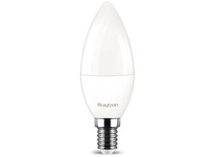 Image of Braytron - led Leuchtmittel E14 Sockel C35 5 Watt matt 400 Lumen Lampe Licht Leuchte Birne Kerzenform warmweiß 3 Stück