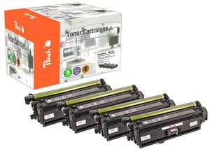 7640173437536 - H508X 4 Tonermodule XL (bk c m y) ersetzt HP No 508X CF360X CF361X CF362X CF363X für zB HP Color LaserJet Enterprise Flow MFP M 577 c (wiederaufbereitet)