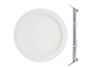 7061117707377 - 15W LED-Einbaustrahler rund Extra flach Warmweiß 3000K