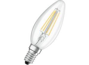 4058075602755 - OSRAM Superstar dimmbare LED-Lampe mit besonders hoher Farbwiedergabe (CRI90) für E14-Sockel Filament-Optik Kaltweiß (4000K) 470 Lumen Ersatz für