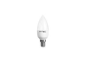 Image of V-Tac VT-226 5,5W LED Lampe bulb chip LED Samsung Kerze E14 warmweiß 3000K - SKU 171 - Weiß