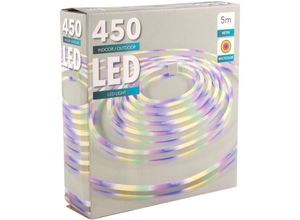 4260625744000 - Spetebo - led Lichtschlauch 5m bunt - 450 led - Lichterschlauch Deko Beleuchtung mehrfarbig Außen