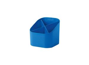 4012473172838 - - Stifteköcher Re-X-LOOP 111 x 105 x 111 cm (b x h x t) Polypropylen 100 % recycelt blau