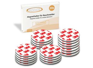 4260545437549 - 20x Magnethalterung 50mm für Rauchmelder Feuermelder Magnet-Befestigung 4260545437549 - 20x Magnethalterung 50mm für Rauchmelder Feuermelder Magnet-Befestigung