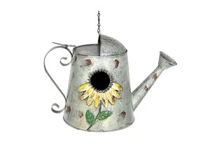 4260700962558 - Dandibo - Vogelhaus zum Aufhängen Metall Deko Gießkanne Wetterfest 96255 Nistkasten Futterstation für Vögel Shabby mit Kette Metallkanne Kanne Balkon 4260700962558 - Dandibo - Vogelhaus zum Aufhängen Metall Deko Gießkanne Wetterfest 96255 Nistkasten Futterstation für Vögel Shabby mit Kette Metallkanne Kanne Balkon