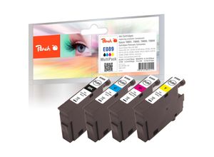 7640124894555 - E895 4 Druckerpatronen (bk c m y) ersetzt Epson T0895 C13T08954010 für zB Epson Stylus SX 415 Epson Stylus SX 215 Epson Stylus SX 218