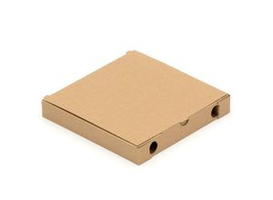 4058592615061 - Kk Verpackungen - 800 Pizzakartons 200 x 200 x 30 mm Pizzaschachteln Blanko Verpackungen braun - Braun