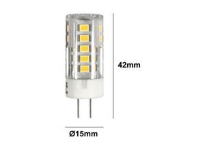 8435427132331 - Barcelona Led - G4 Bi-Pin 25W 12V-DC AC 270lm LED-Glühbirne G4 Bi-Pin 25W 12V-DC AC 270lm Lichtfarbe Kaltweiß - Kaltweiß