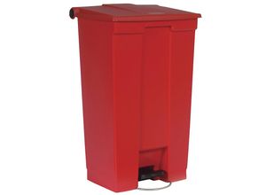 0086876052596 - Tretabfalleimer Legacy 87 Liter Step-on Deckeldämpfer Kunststoff rot