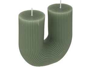 3560232661068 - Atmosphera - U-förmige Kerze Demi Seladongrün - 400g Celadon Green