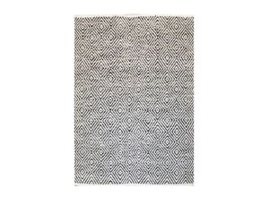 4056216448668 - Teppich KAYOOM Aperitif 310 Teppiche Gr B L 160 cm x 230 cm 7 mm 1 St grau Baumwollteppiche weiche Haptikfusselarm für Allergiker & Fußbodenheizung geeignet