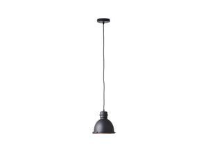 Image of BRILLIANT Lampe, Kiki Pendelleuchte 21cm schwarz korund, Metall, 1x A60, E27, 42W,Normallampen (nicht enthalten)