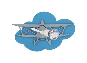 4251334621577 - Licht-erlebnisse - Kinderlampe plane in Blau - Blau