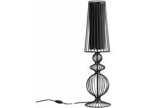 4251254257030 - Licht-erlebnisse - Moderne Nachttischlampe in Schwarz - Schwarz