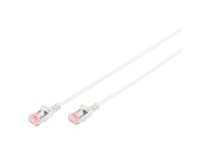 4016032467885 - DK-1624-025S RJ45 Netzwerkkabel Patchkabel cat 6 u ftp 250 m Weiß doppelt geschirmt Flamm - Digitus