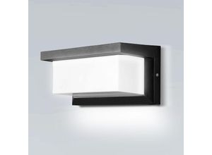 0726505735062 - Applique Murale led 18W capteur led IP65 éclairage extérieur avec détecteur de mouvement patios jardins blanc froid - Swanew