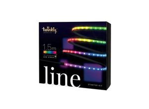 8056326677077 - Line starter kit IP20 Schwarzes Band 15m 90 mehrfarbige RGB-LEDs - Twinkly