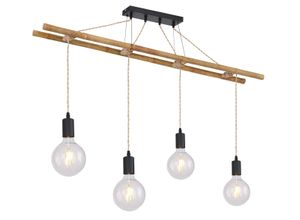 9007371403516 - Lighting - LIONI - Hängeleuchte Bambus naturfarben 4x E27