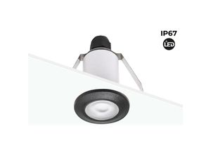 8031874223099 - - teresa LED-Einbaustrahler IP67 Lichtfarbe Warmweiß 3000KFarbe Schwarz - Warmweiß 3000K