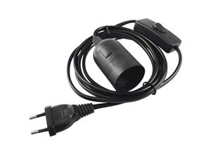 4026397472134 - 51100666 Lampenfassung E27 230 V 60 W mit Eurostecker mit Wippschalter 4026397472134 - 51100666 Lampenfassung E27 230 V 60 W mit Eurostecker mit Wippschalter