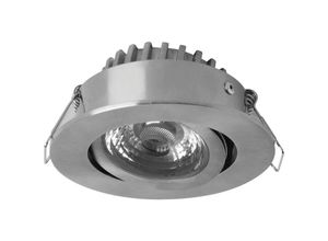 4020856767311 - Rico LED-Bad-Einbauleuchte led led fest eingebaut 65 w IP44 Edelstahl (gebürstet) - Megaman