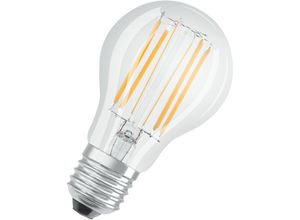 4058075592414 - OSRAM LED BASE Classic A75 klare Filament LED-Lampen aus Glas für E27 Sockel Birnenform Warmweiß (2700K) 1055 Lumen Ersatz für herkömmliche