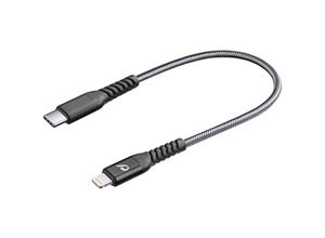 8018080353215 - Cellularline USB-Kabel USB 20 USB-C® Stecker Apple Lightning Stecker 015 m Schwarz TETRACABC2LMFI15CK