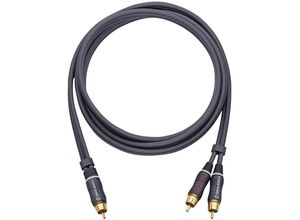 4003635237021 - 23702 Cinch Audio Y-Kabel [2x Cinch-Stecker - 1x Cinch-Stecker] 200 m Anthrazit vergoldete Steckkontakte